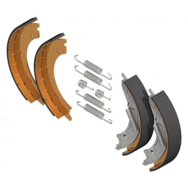 Zavorne ploščice 250x40 mm – komplet za eno os | Brake Shoe Set Knott